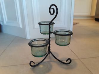 Triple candle holder