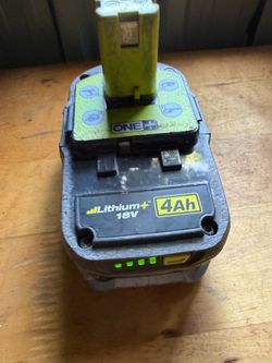 Ryobi battery high capacity 4ah
