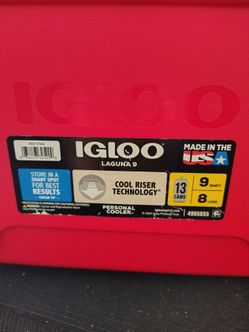 Igloo Laguna 9 Personal Cooler Red