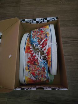 One Piece Anime High-Top Sneakers