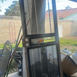 Metal And Glass Door