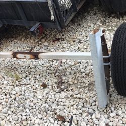 Axle,complete With Wheels,springs,tires