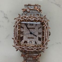 VVS Moissanite Cartier Santos Watch (Negotiable)