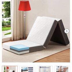 BedLuxury 3 Inch Single Bed Foldable Mattress Memory Foam