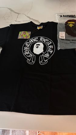 bape x chrome heart tee