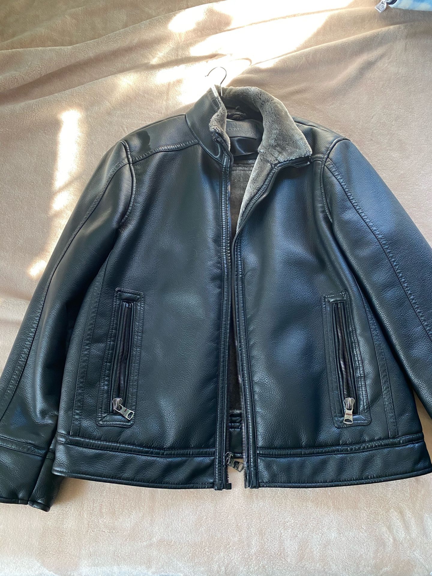 Kevin Klein Leather Jacket (Large/New)