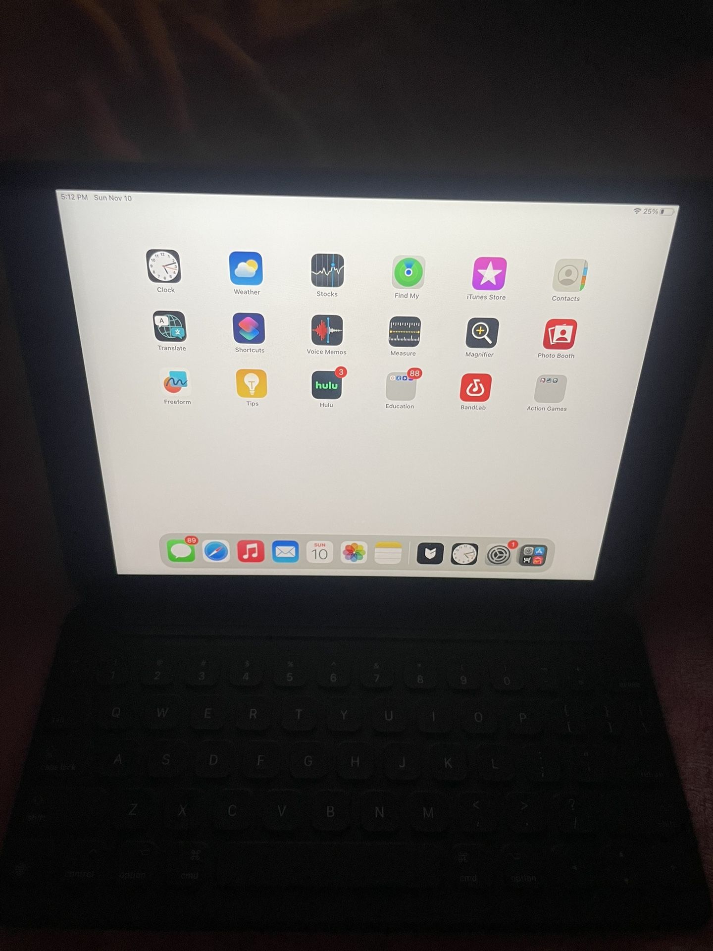 iPad 8th Gen And Keyboard