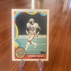 1989 Topps Jerry Rice 