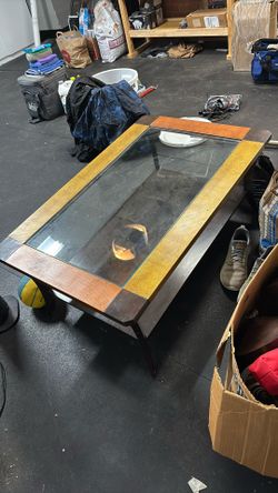 Glass Top Coffee Table