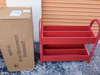 New 2026 nesting beautiful red bookshelf