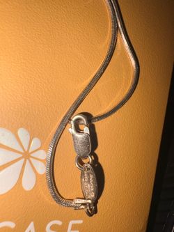 Sterling Silver Herringbone Chain Necklace