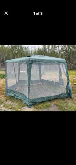 Coleman 14x12 Screened Lodge Pop Up Patio Camping Beach Canopy Instant Tent