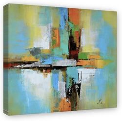 canvas wall art abstract 23.6x23.6inch