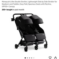 Brand new In Box! Mompush lithe Double Stroller 