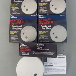 Fire Sentry By Kiddie 0914-Micro Profile Discreet Design Smoke and Fire Alarm.  5 Avalible