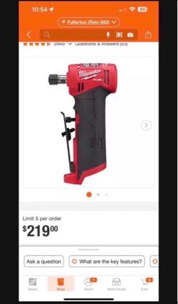 Milwaukee M12 Right Angle Die W/FREE 2.5 Battery $220 New in Box (Still Available)