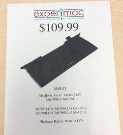 Battery MacBook Air 11"