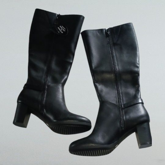 Giani Bernini Women's Adonnys Memory Foam Dress Boots Black Size 8.5