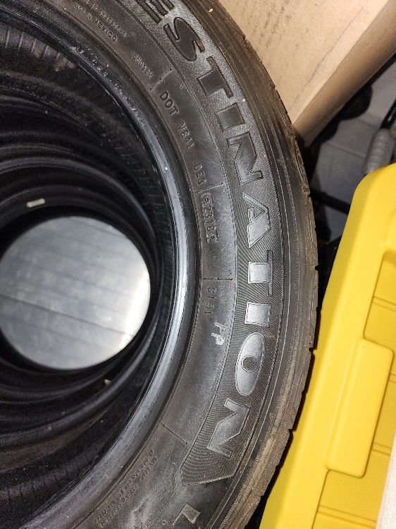 225/60/R17 Firestone Destination Le2 Tires (Complete Set Of 4 Tires)