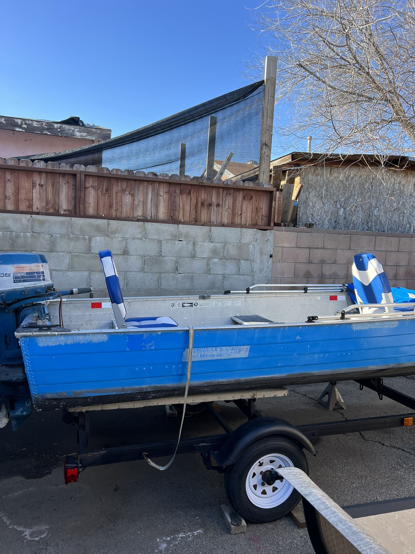 Boat 1966 trailer 2012 Mirrocraft 14 foot 6 wide for Sale in San ...
