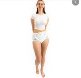 Size large and 2 x Adult Diapers