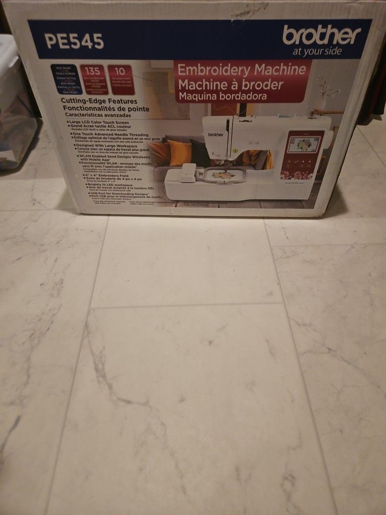 PE545 BROTHER EMBROIDERY MACHINE