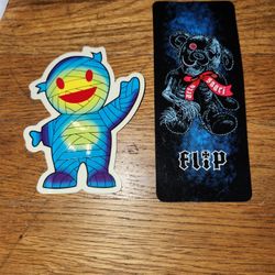 Vintage Skateboard Brand Sticker Mummy Boy & FLIP