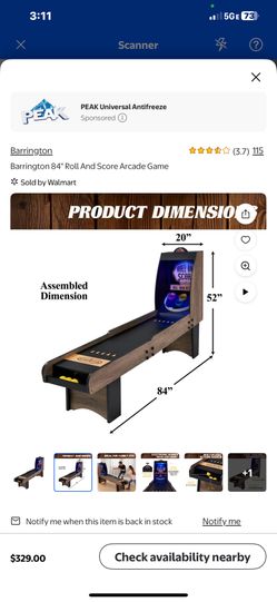 New In Box Skee-ball For The Family