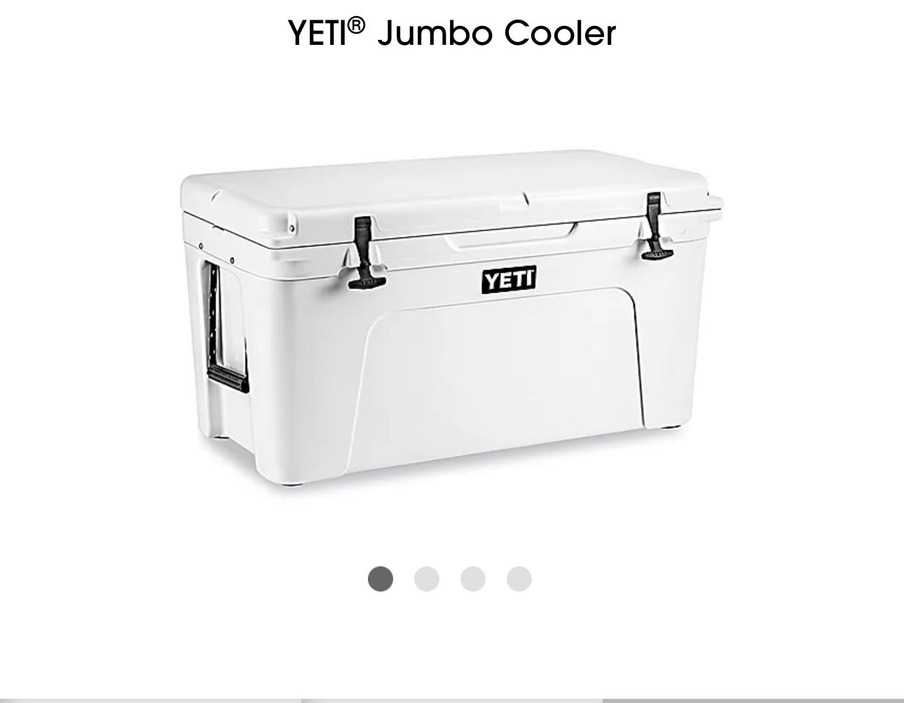 Yeti Cooler White