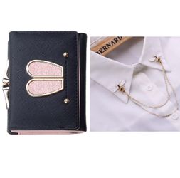 Wallet +brooch