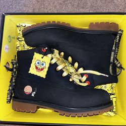 Waterproof SpongeBob Timberlands 