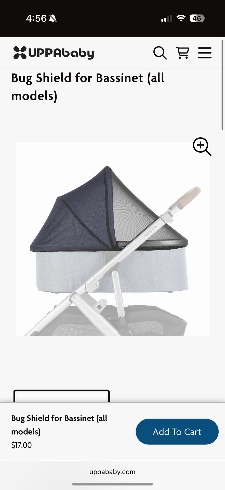 Uppababy, Bug Mesh Net, Bug Shield