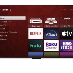 TCL 55” Class S4 (55S451) 4K UHD HDR Smart TV with Roku TV