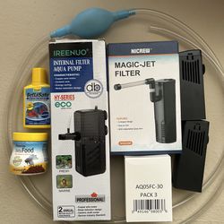 Aquarium fish Tank NICREW Magic Jet filter And Accessories 