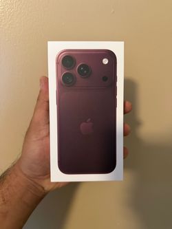 Iphone 18 pro 256gb burgundy brand new sealed