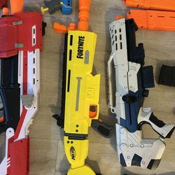 Nerf guns collection