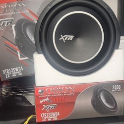 New!! Orion XTR 12" Shallow Subwoofer 