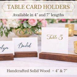 30 Wood Place Card / Sign Holders
