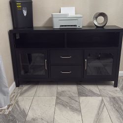 Tv Stand With Drawers And Cabinet Space