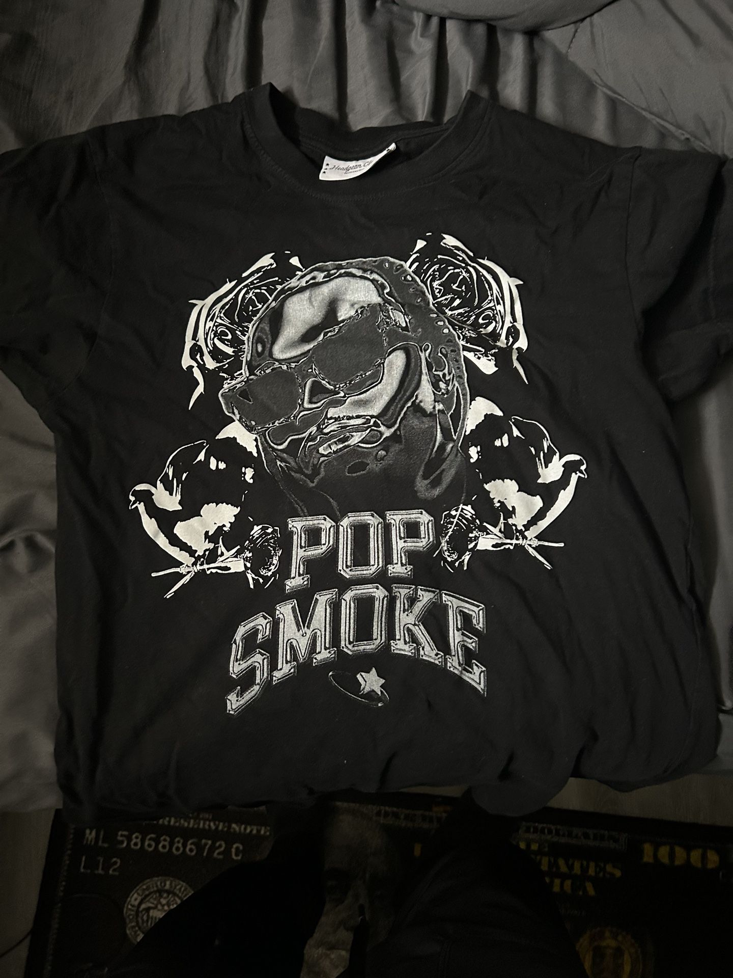 Pop Smoke Size Medium Graphic Tee