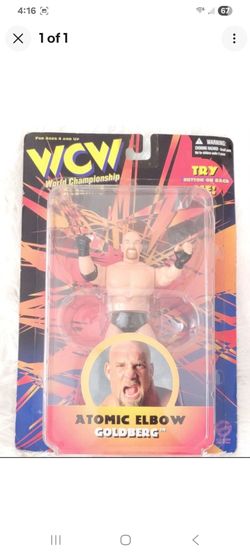 WCW World Championship Wrestling Atomic Elbow Goldberg Action Figure