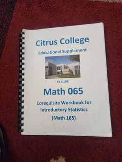 Citrus College Math 065