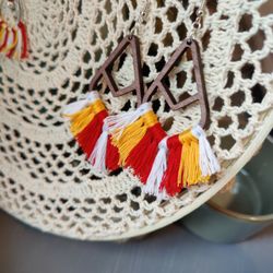 Kansas City Chiefs Tassel Earrings