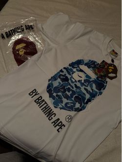 Bape blue shirt