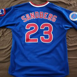 Authentic Ryne Sandberg Cooperstown Collection Jersey