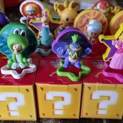The Super Mario Galaxy mcdonalds toys, i have all 12