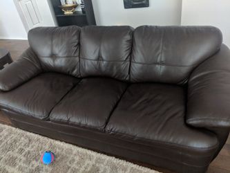 Brown couches