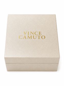 Vince Camuto black and gold watch