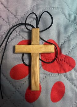 Olive wood cross