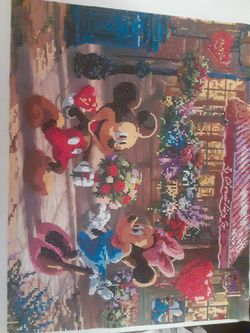 Mickey Mouse And Minnie Mouse Diamond Paint